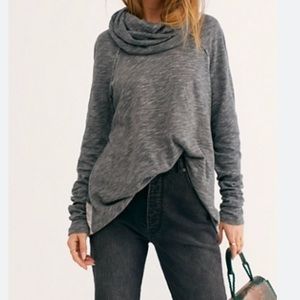 Free People Cowl Neck Pullover